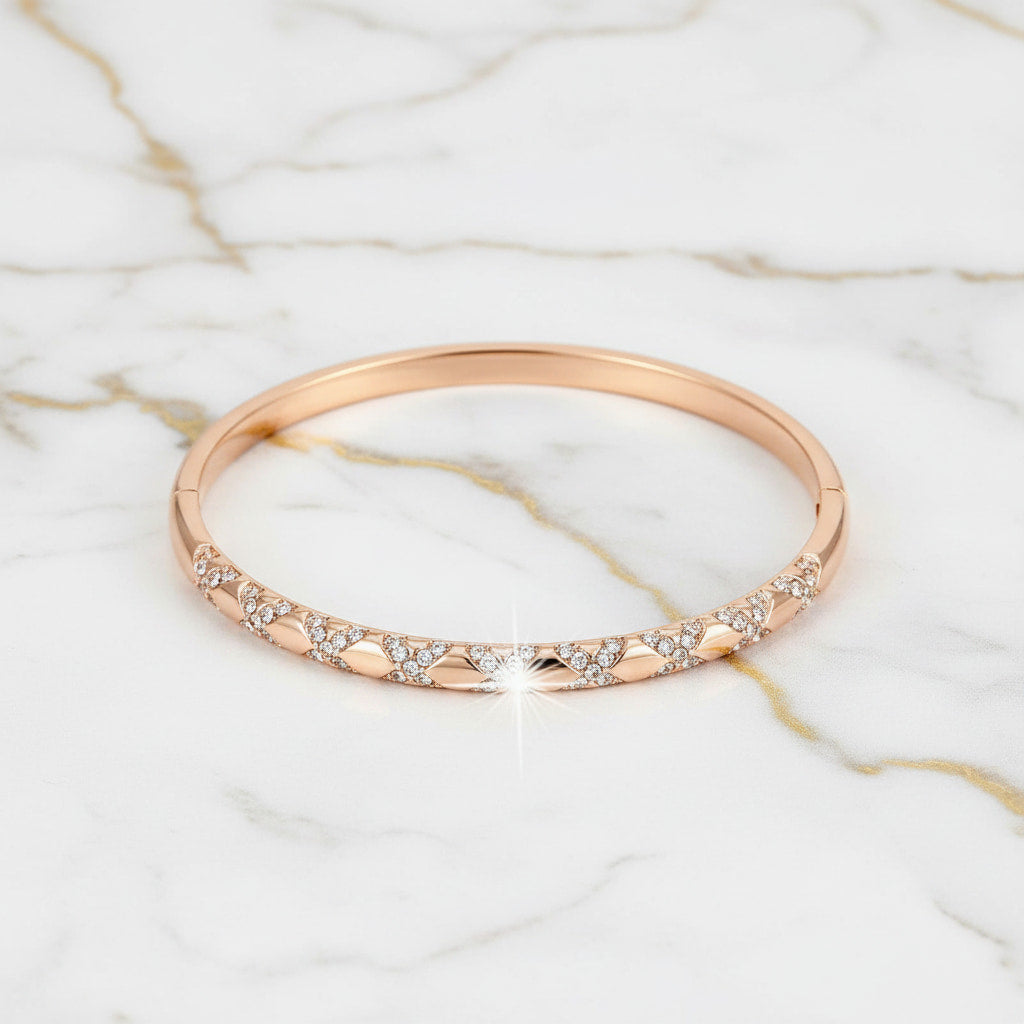 Armband Roségold – JETZT funkelndes Kreuzmuster sichern CrystalScents