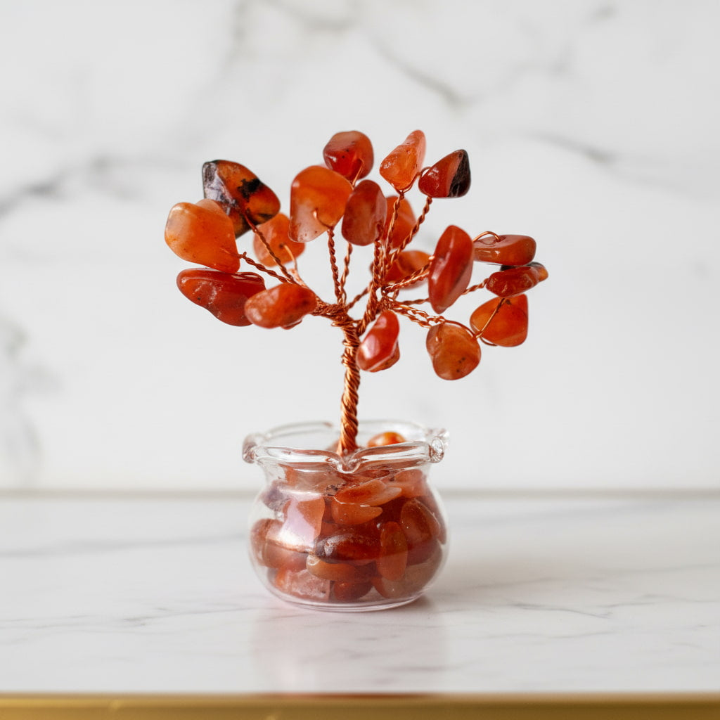 Mini Karneol Baum - Energie überall wo du willst CrystalScents