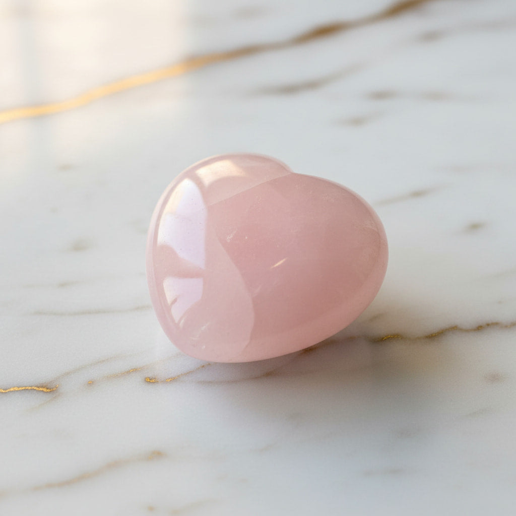 Rosenquarz Herz –  für besondere Momente