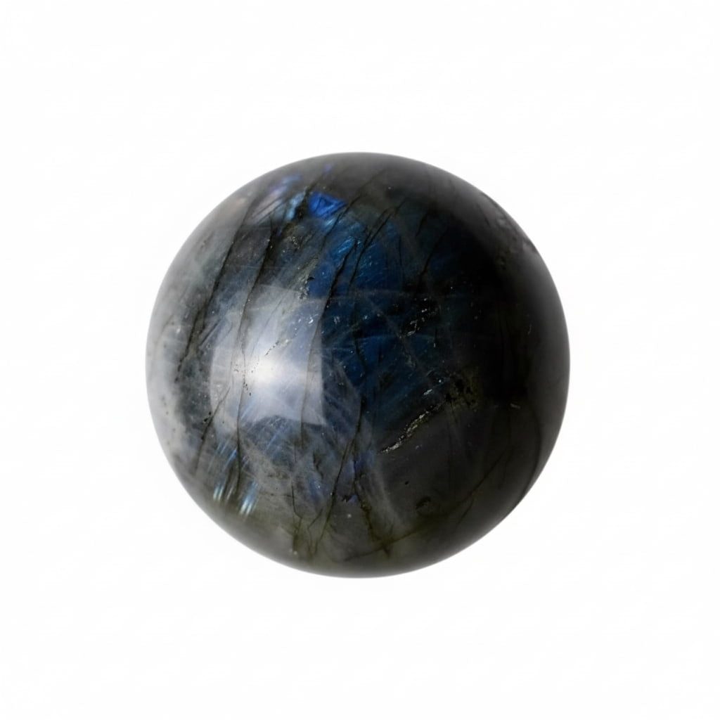 Labradorit Kugel – Blaues Leuchten CrystalScents