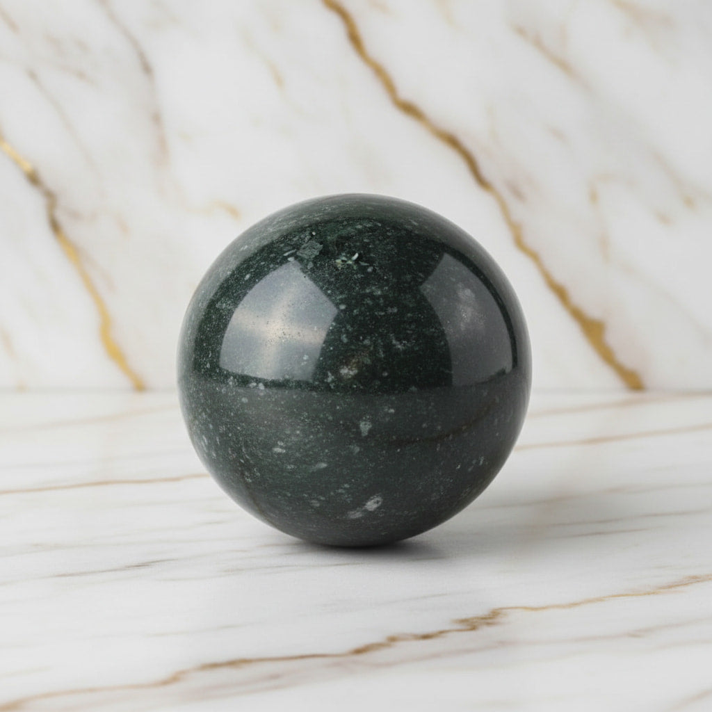 Serpentin Kugel – JETZT Harmonie spüren CrystalScents
