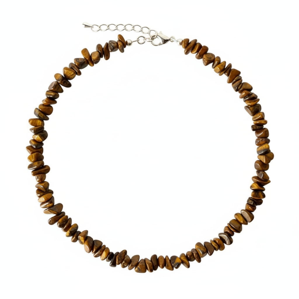 Tigerauge Splitterhalskette – Energie & Charakter CrystalScents