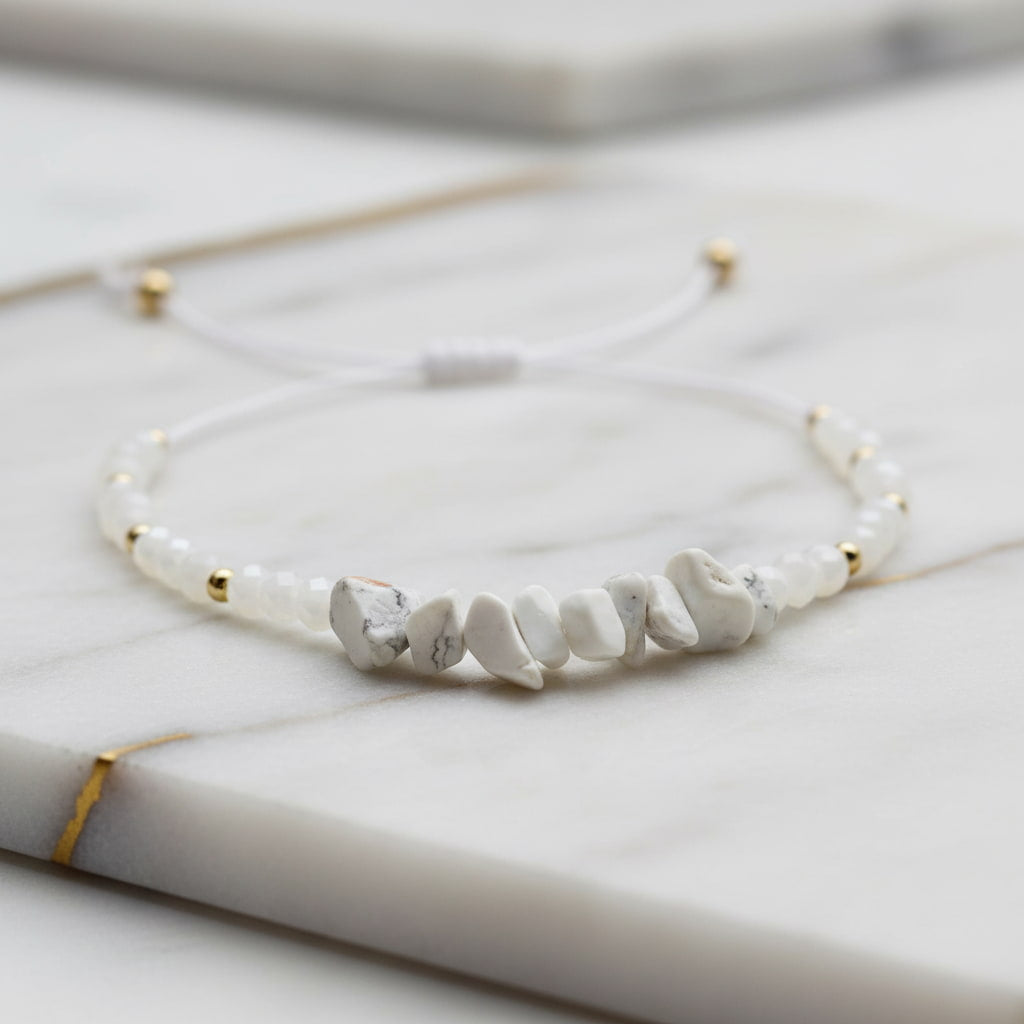 Howlit Schutzarmband – Innere Ruhe & Ausgeglichenheit CrystalScents