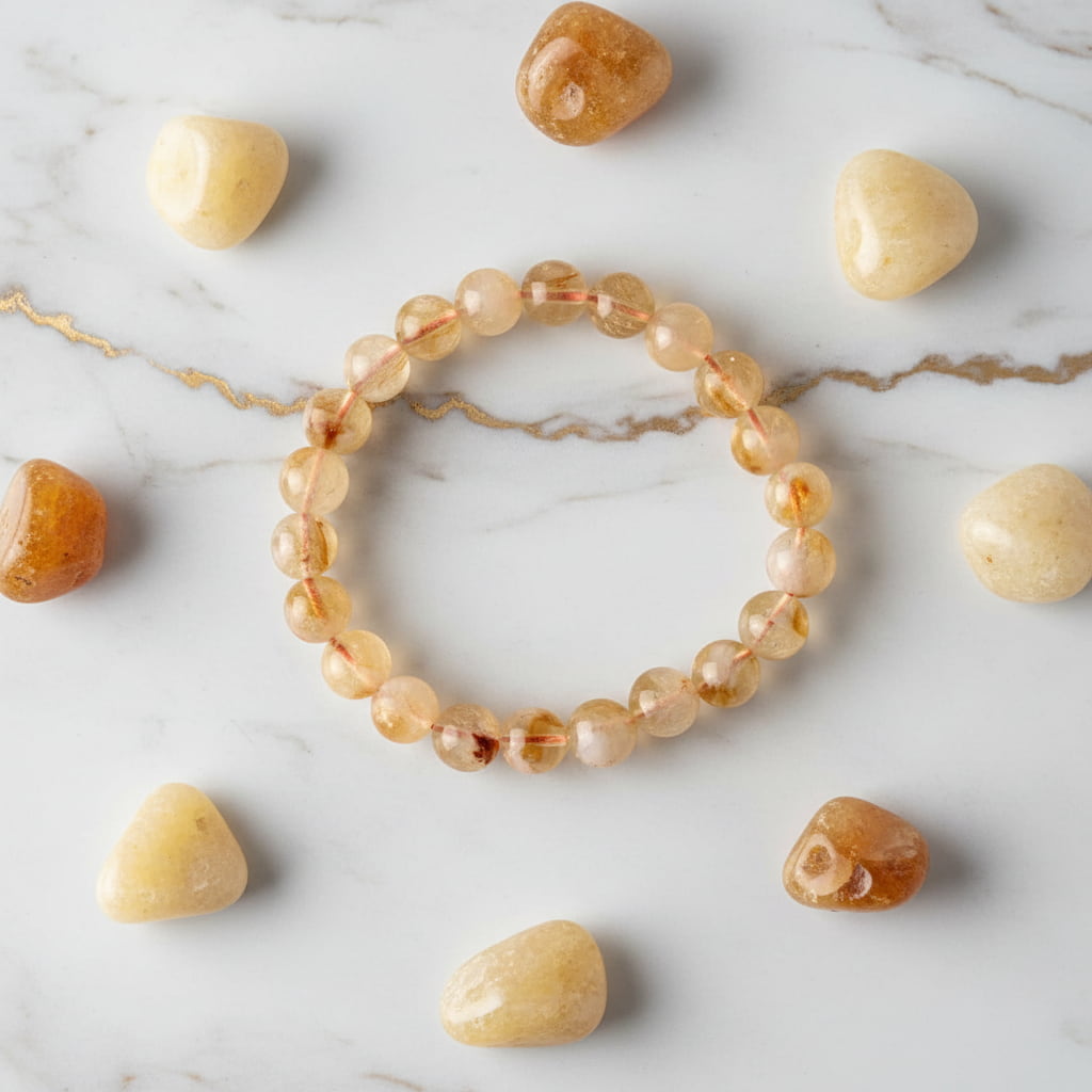 Citrin Kugelarmband - Sonne fürs Handgelenk CrystalScents