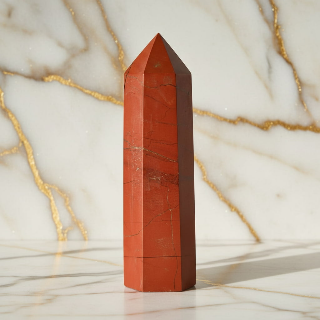 Jaspis Obelisk – Rote Schattierungen JETZT sichern CrystalScents