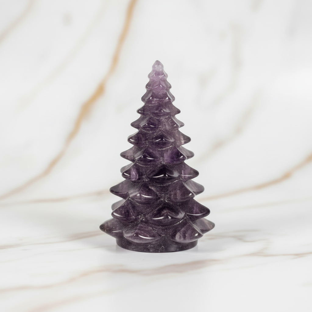 Amethyst Baum - Weihnachtliche Dekoration