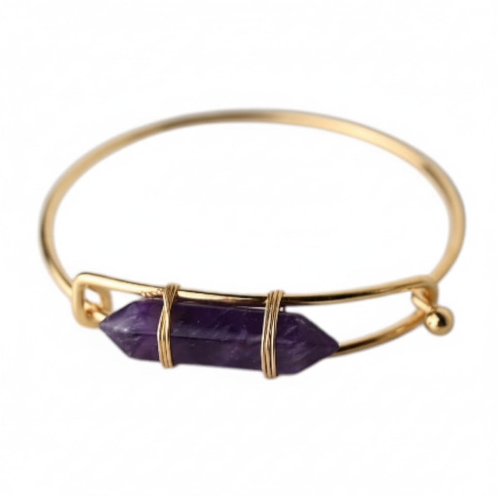 Amethyst Armreif - Harmonie & Ausstrahlung CrystalScents