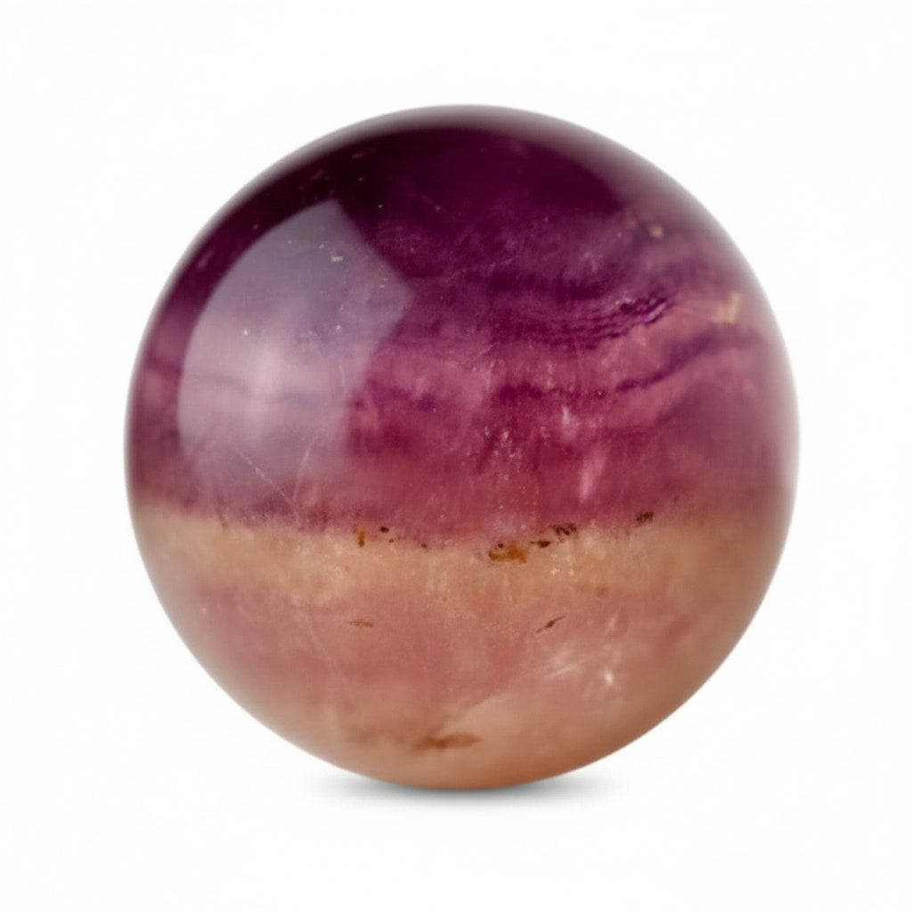 Fluorit Kugel – intensives Naturjuwel in Lila CrystalScents