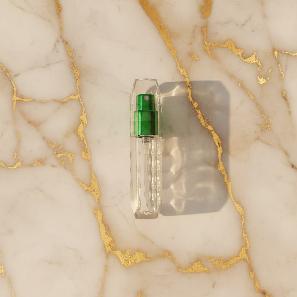 Parfüm Abfüller in frischem Grün CrystalScents