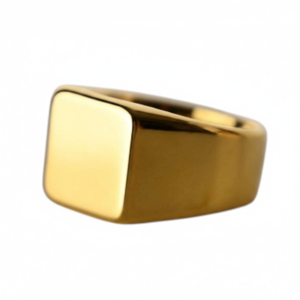 Ring in Gold – Quadratisches Schmuckstück CrystalScents