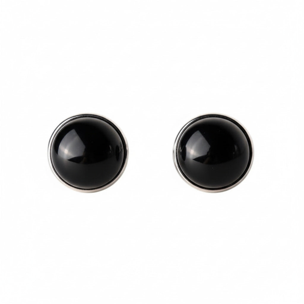 Obsidian Manschettenknöpfe - Stärke & Stabilität CrystalScents