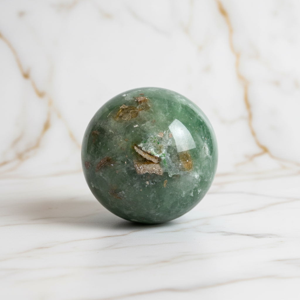 Fluorit Kugel – Farbe & Lebendigkeit