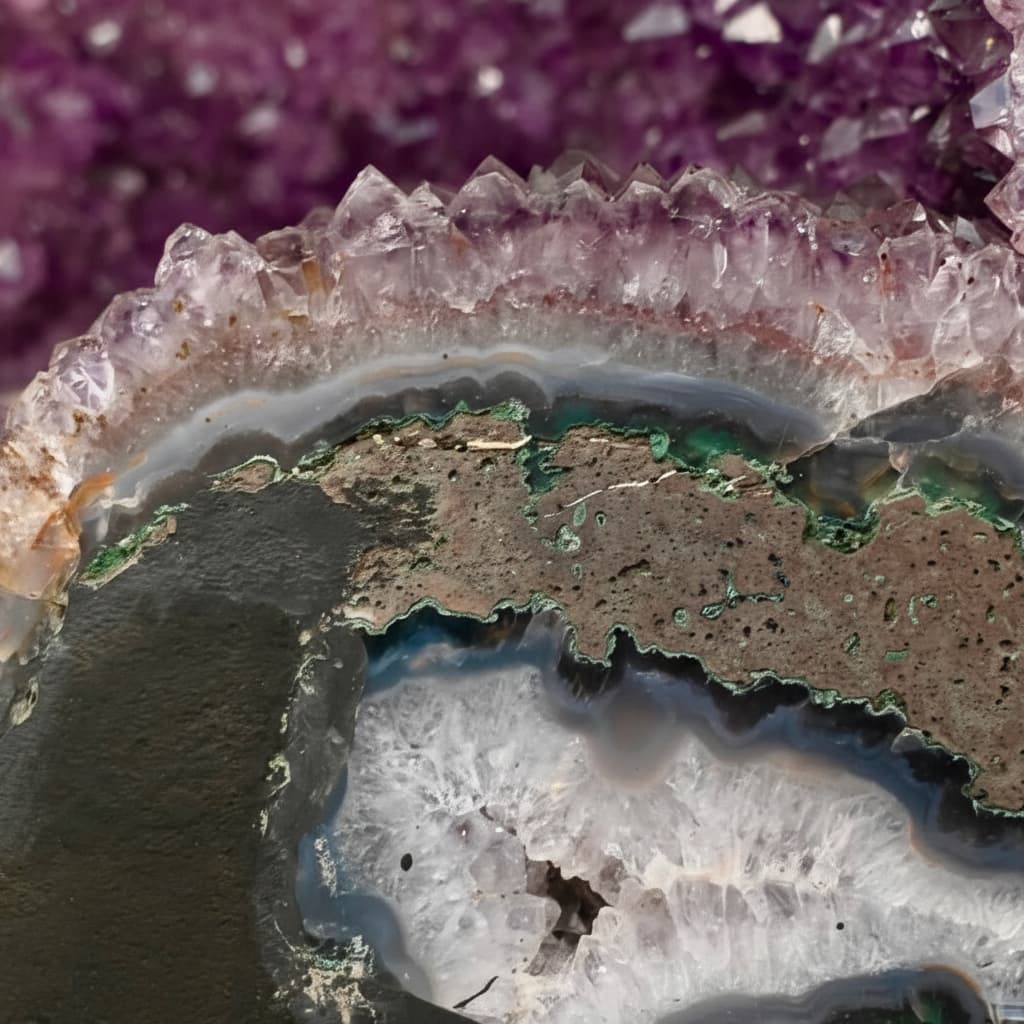Riesige Amethystdruse – Violettes Wohnhighlight CrystalScents