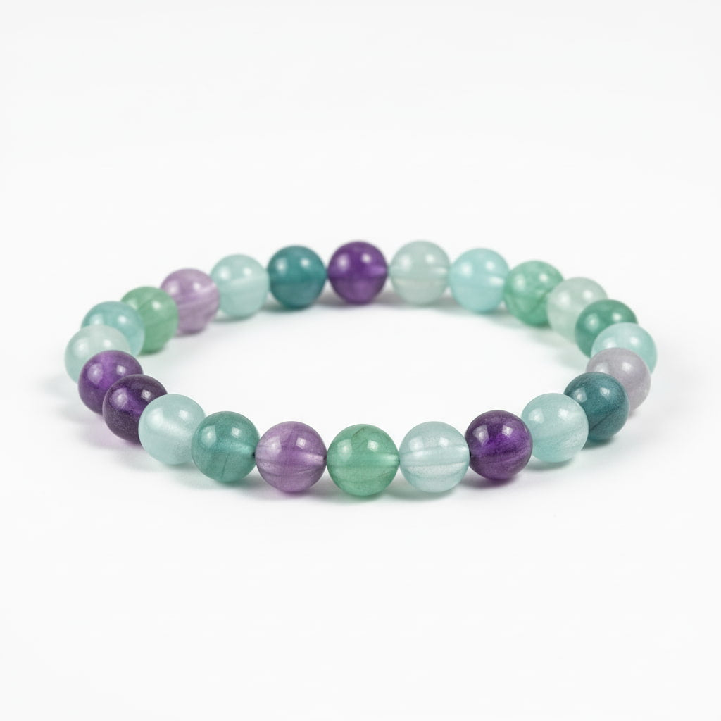 Fluorit Kugelarmband – Inspiration & Harmonie CrystalScents