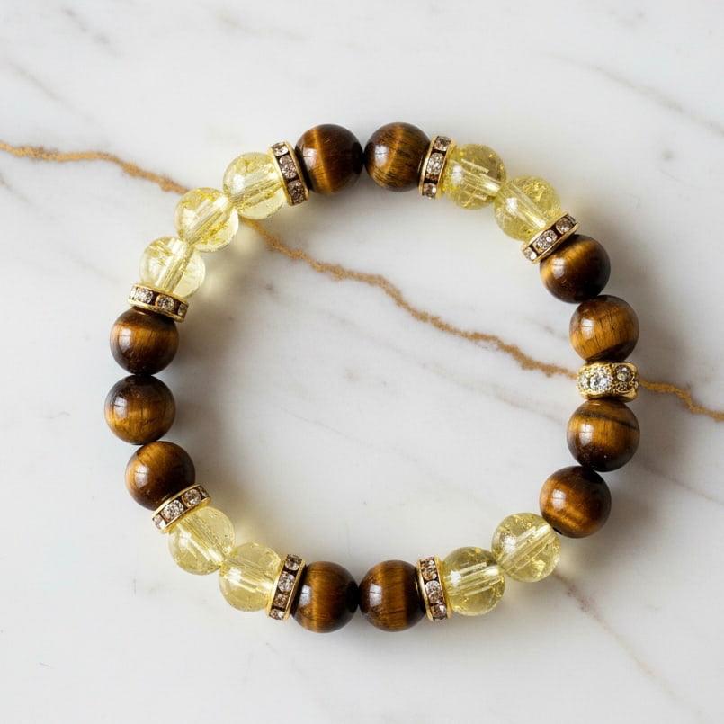 Tigerauge Armband – Accessoire für strahlende Akzente CrystalScents