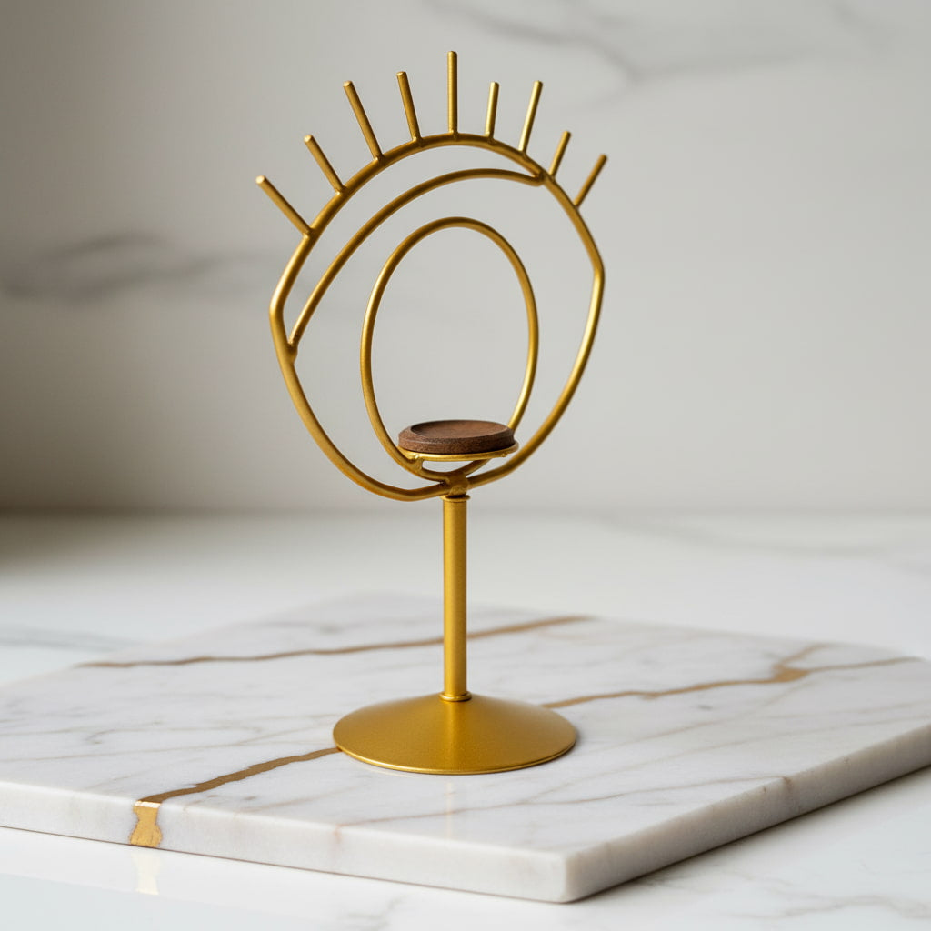 Kugelhalter Gold „Auge“ – Elegante Dekoration CrystalScents