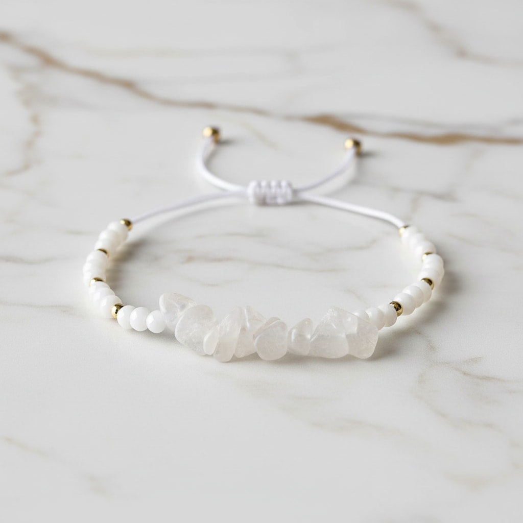 Bergkristall Schutzarmband - Klarheit & innere Stärke