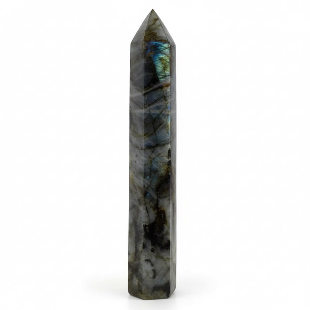 Labradorit Obelisk – Mystischer Edelstein für Ihr Zuhause CrystalScents