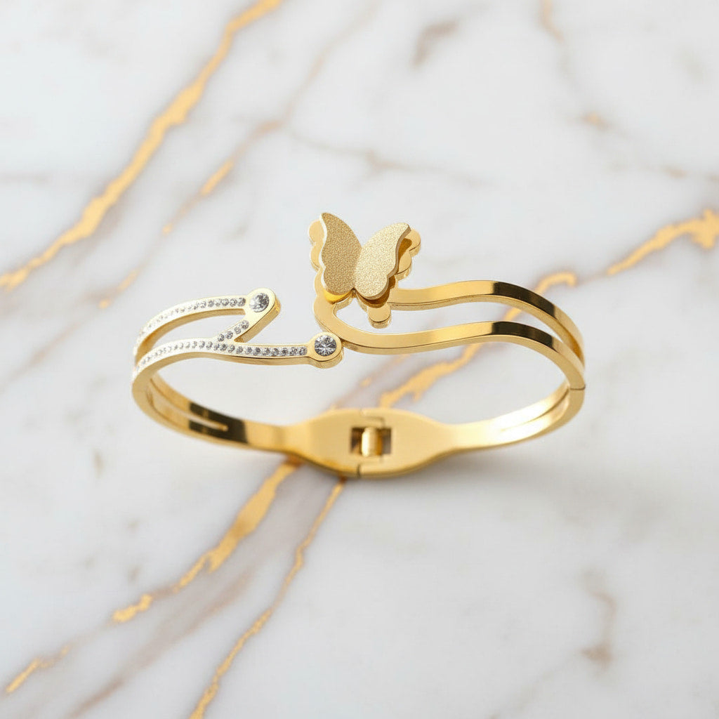 Armband - Goldener Schmetterling CrystalScents