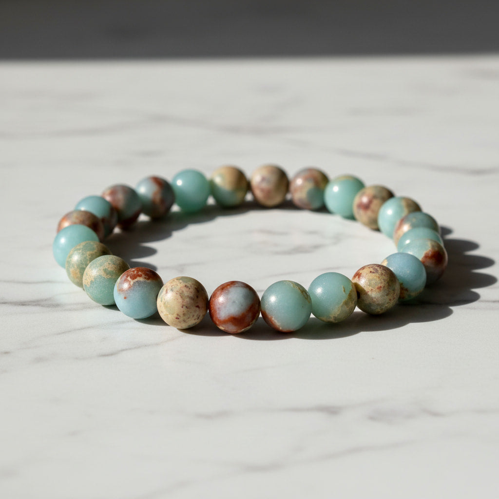 Kaiserstein Kugelarmband – Kraftvolles Naturjuwel für Stabilität