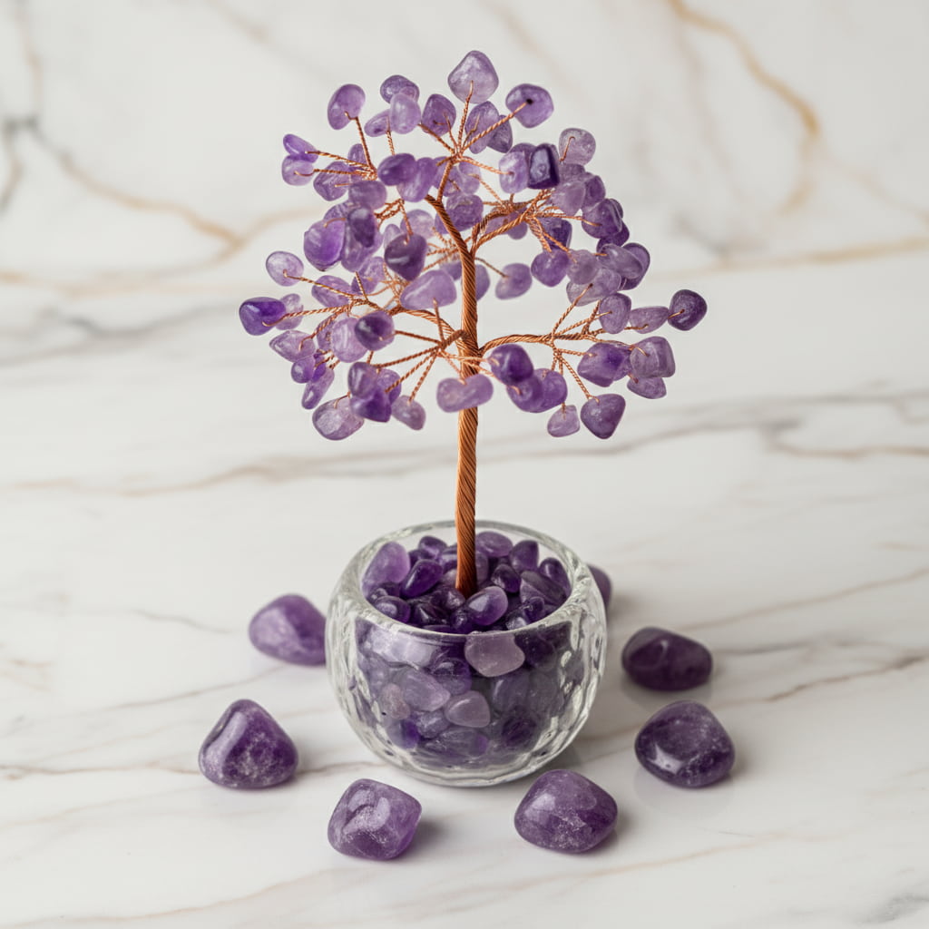 Amethyst Baum – Kristallkunst für Ruhe & Balance CrystalScents