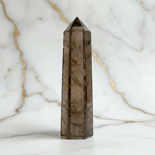Rauchquarz Obelisk - Mystisch & Dunkel CrystalScents