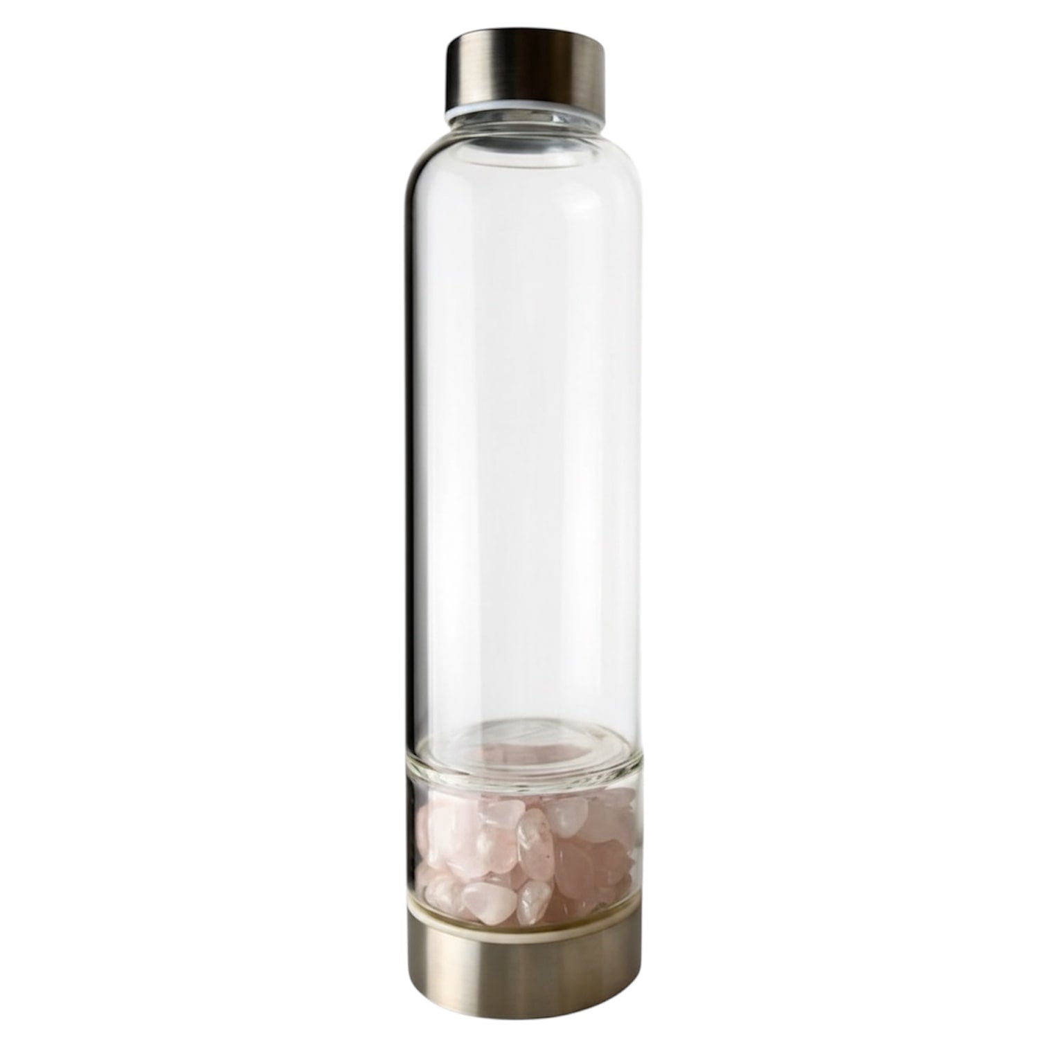 Rosenquarz Flasche - Deine neue Lieblingstrinkflasche CrystalScents