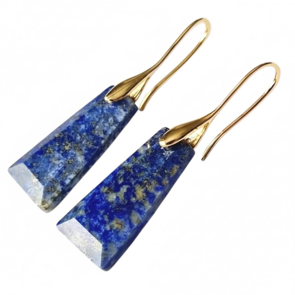 Lapislazuli Ohrringe - Eleganz & Ausstrahlung CrystalScents
