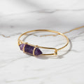 Amethyst Armreif - Harmonie & Ausstrahlung CrystalScents