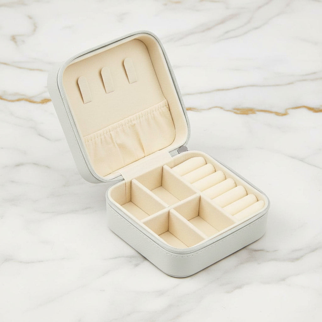 Schmuckbox weiß - für Ringe & Accessoires CrystalScents