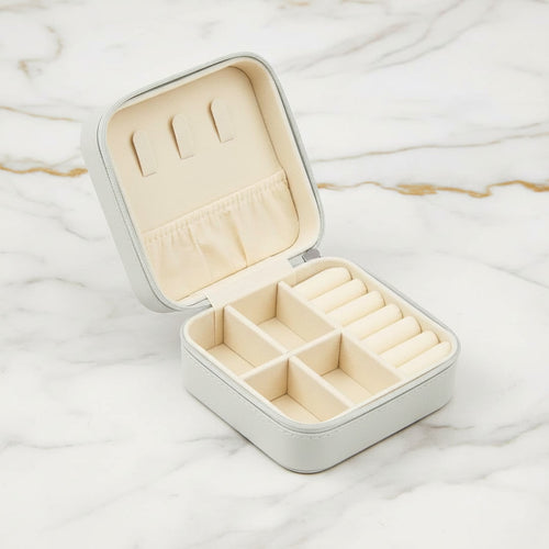Schmuckbox weiß - für Ringe & Accessoires CrystalScents