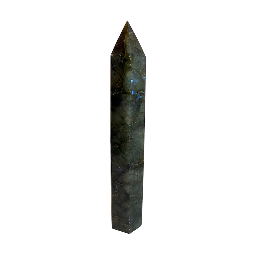 Labradorit Obelisk – Kraft & Lebendigkeit