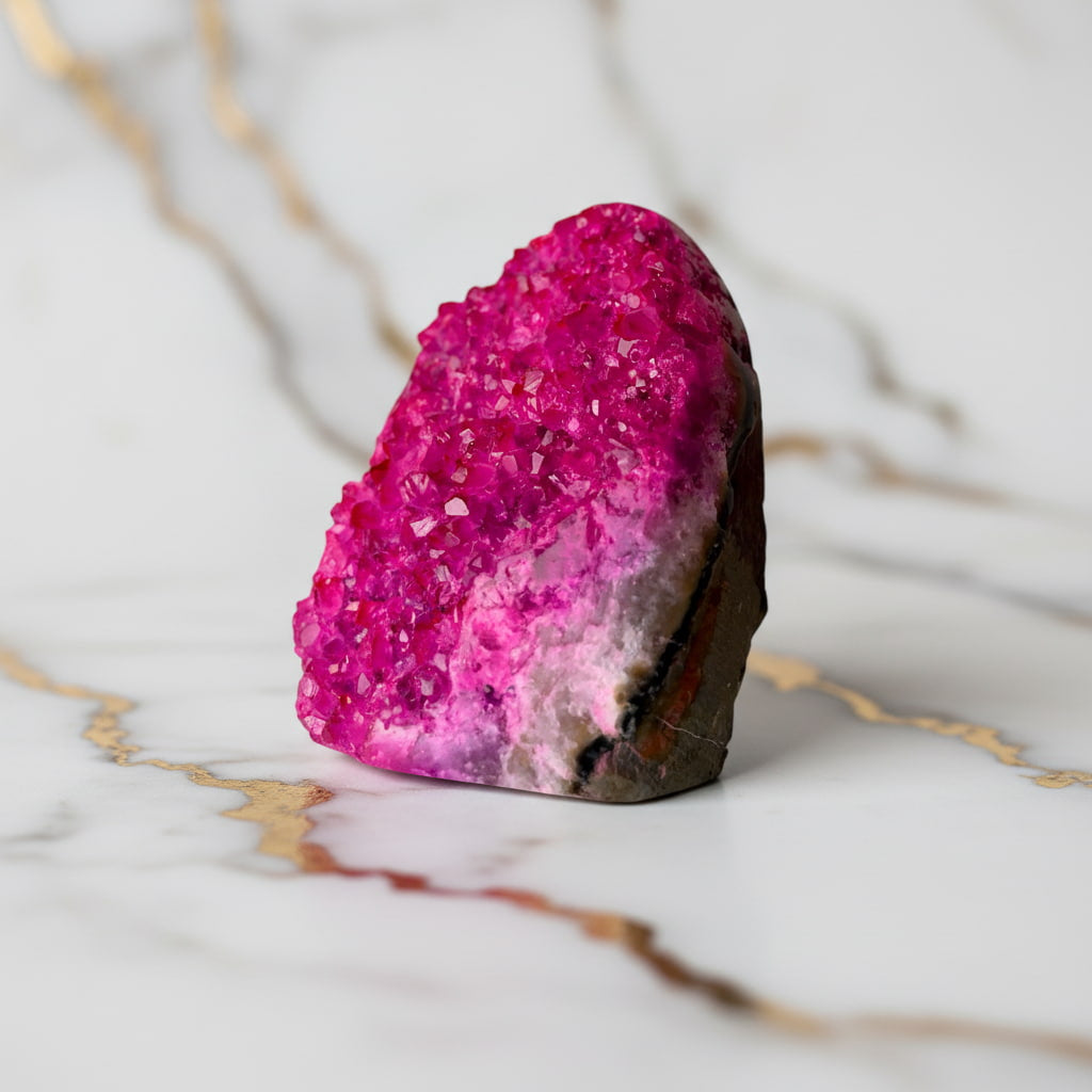 Amethystdruse Pink – Funkelndes Wohnhighlight CrystalScents