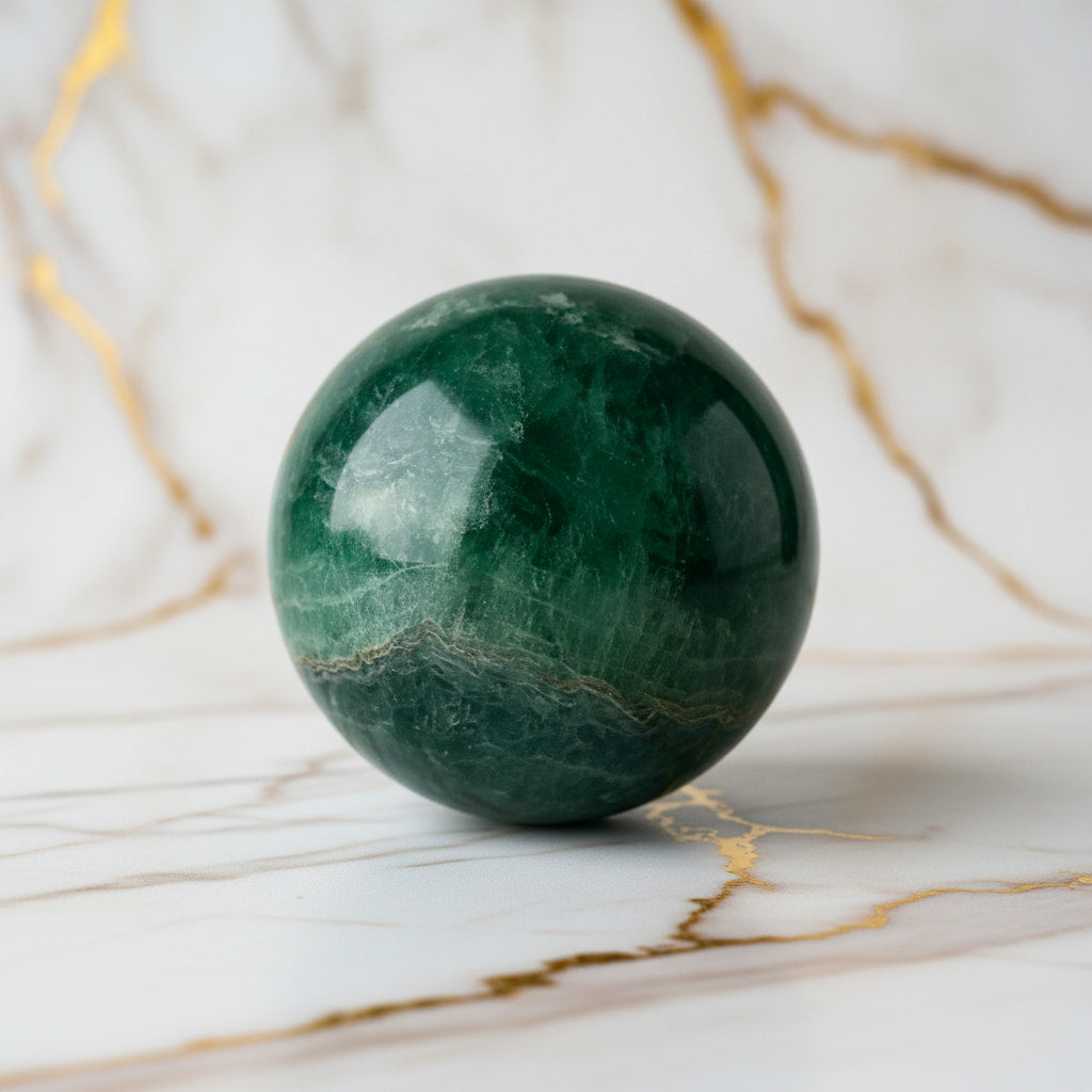 Fluorit Kugel - Energie & Fokus CrystalScents