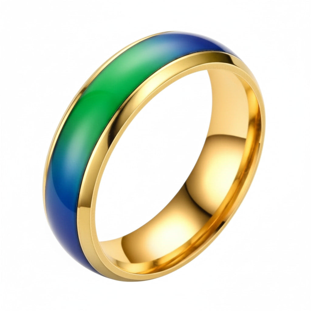 Emotionsring Gold - Gefühle stilvoll ausdrücken CrystalScents