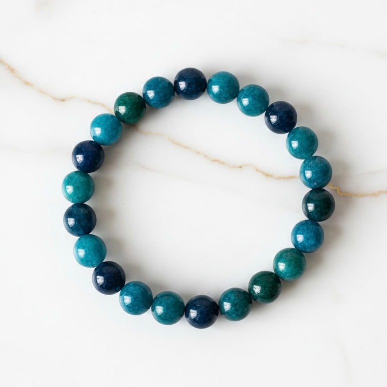 Apatit Kugelarmband - positive Energie