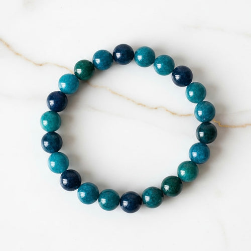 Apatit Kugelarmband - positive Energie