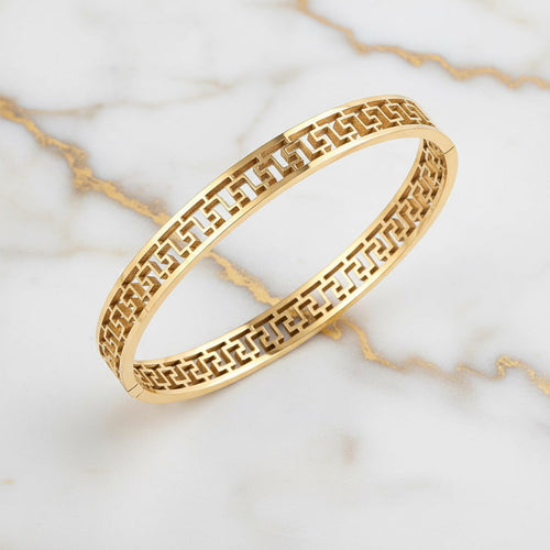 Armband - Gold mit kunstvollem Muster CrystalScents