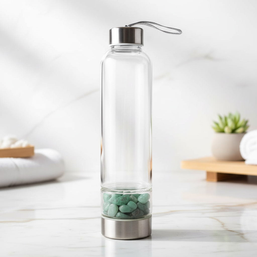 Aventurin Flasche - Dein Glücksbringer CrystalScents