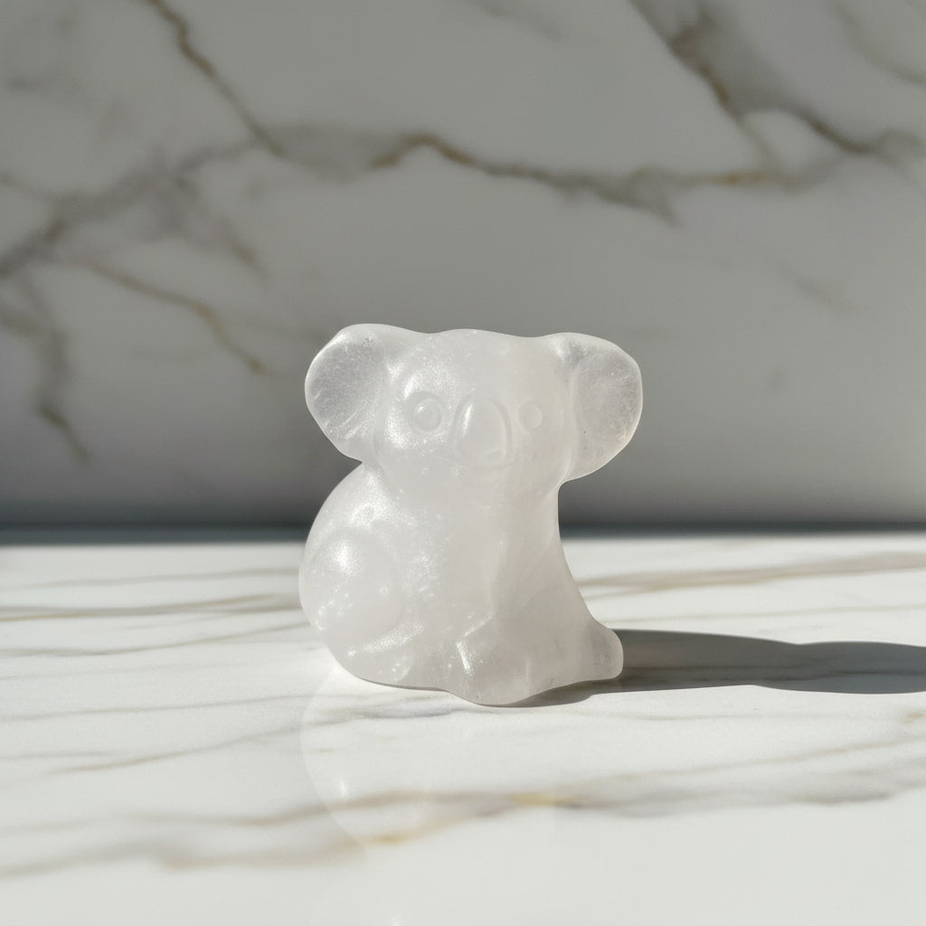Bergkristall Koala – Niedliches Kristallobjekt