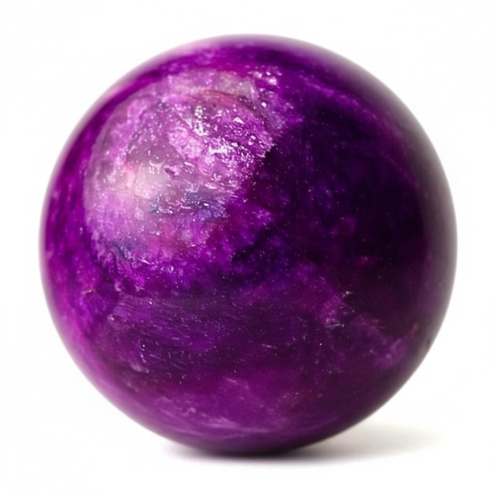 Lila Mondstein Kugel – Lila Schimmer CrystalScents