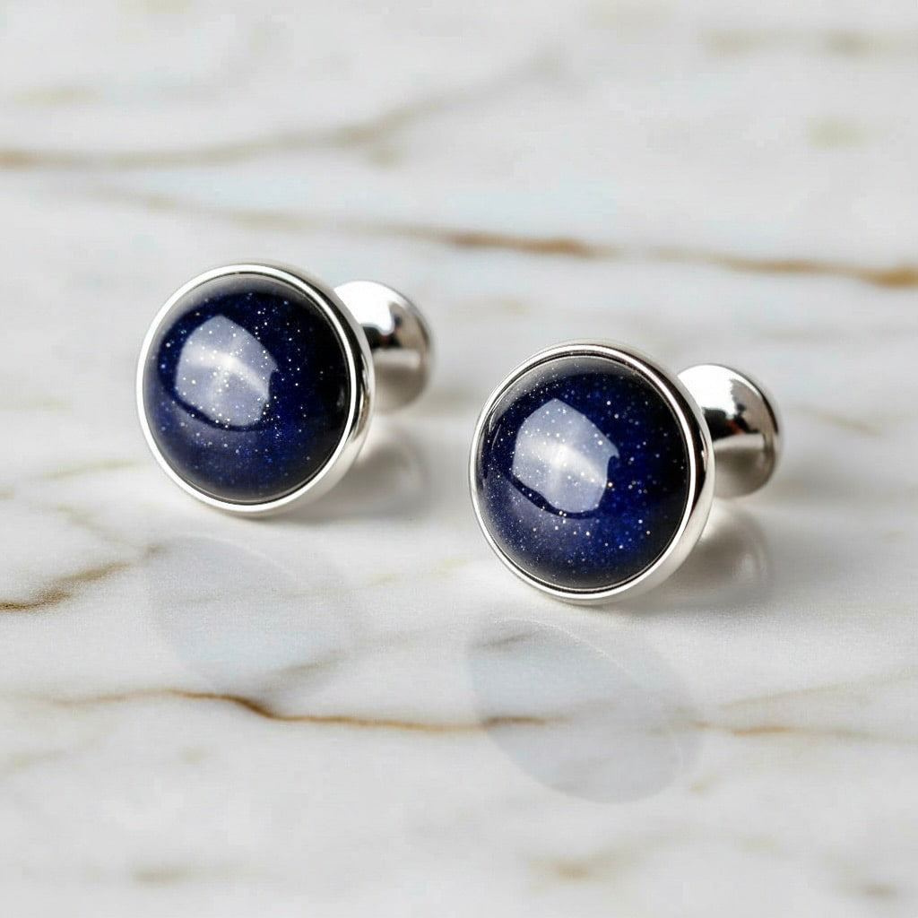 Blaufluss Manschettenknöpfe - Zeitlos elegant CrystalScents