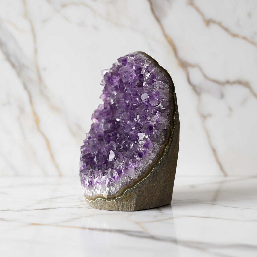 Amethystdruse – Tiefe violette Kristalle CrystalScents