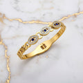Armband – Goldarmband mit Augenmotiven CrystalScents