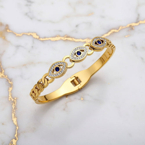 Armband – Goldarmband mit Augenmotiven CrystalScents
