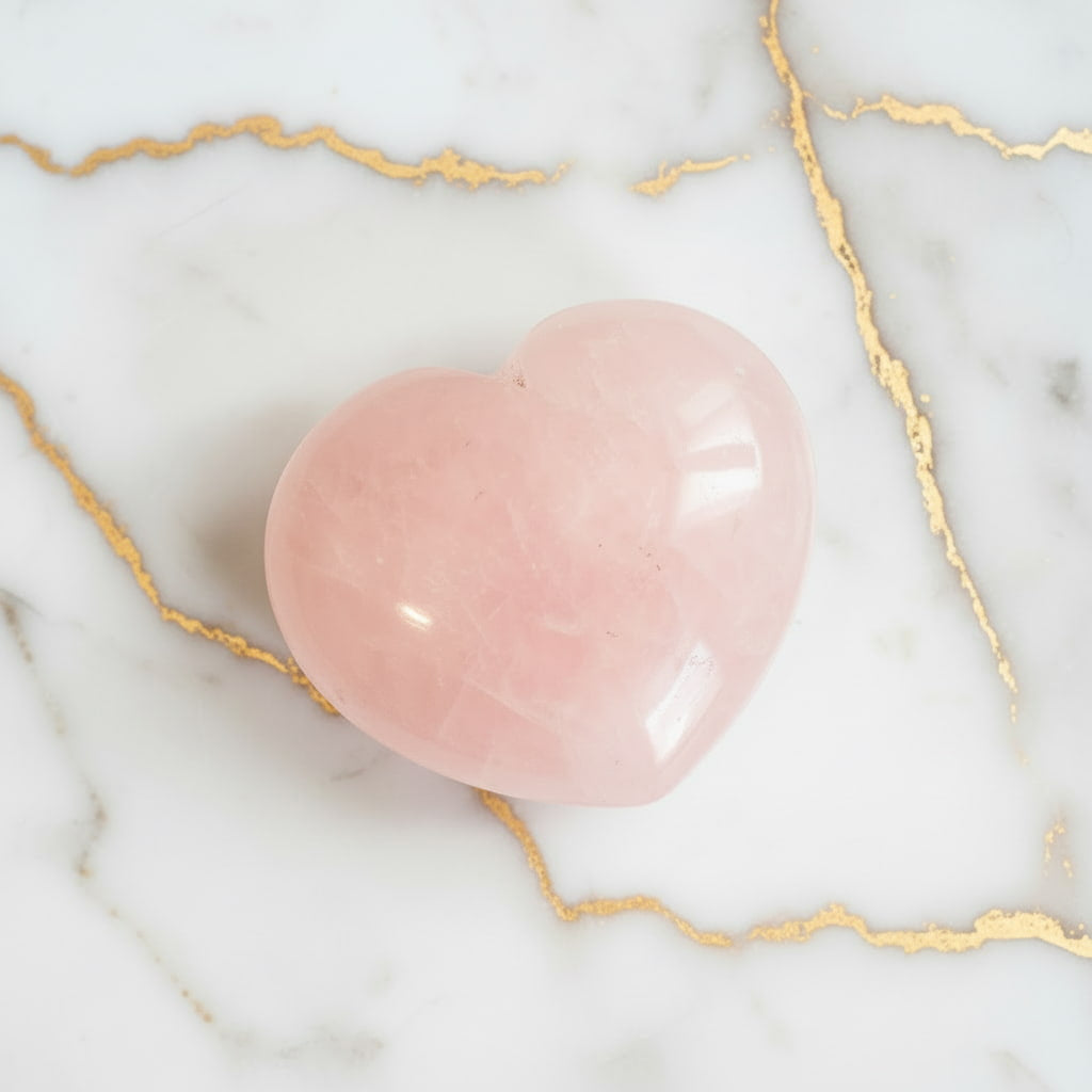 Rosenquarz Herz – Harmonie & Geborgenheit