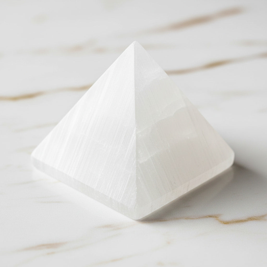 Selenit Pyramide  – Wohn- & Meditationsräume