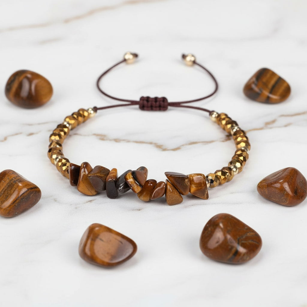 Tigerauge Schutzarmband – Stärke JETZT sichern CrystalScents