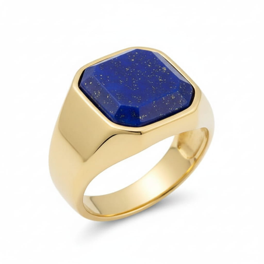 Lapislazuli Ring - Kraftvolle Akzente CrystalScents