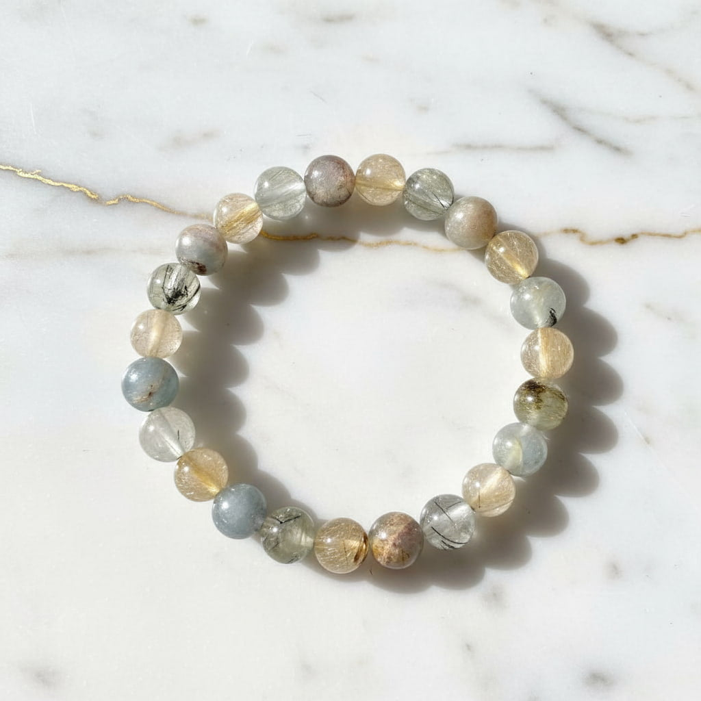 Quarz Kugelarmband – Balance & Wohlbefinden CrystalScents